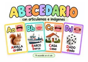 Vista previa - Juegos / Gamificación - 🌈 Abecedario con articulemas e imágenes - página 1