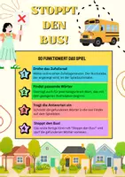 Vorschau - Spiele - Stoppt den Bus! - Buchstabenspiel - Deckblatt