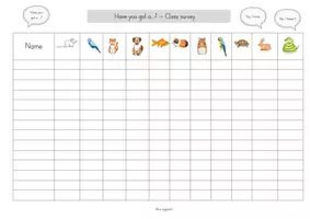 Vorschau - Arbeitsblätter - Class survey Pets - Have you got a...? (Klassenumfrage) - Seite 3