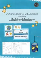 Vorschau - Arbeitsblätter - Tafelmaterial und Arbeitsblätter zum Klassiker "Lichterkinder" - Deckblatt