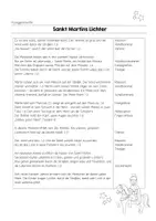 Vorschau - Arbeitsblätter - Klanggeschichte "Sankt Martins Lichter" - Seite 1