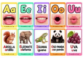 Vista previa - Juegos / Gamificación - 🅰️ 🐿️ Pack vocales con articulemas e imágenes 🌈 - página 3