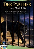 Vorschau - Arbeitsblätter - Gedichtanalyse Rilke Der Panther - Deckblatt