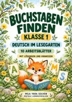 Vorschau - Arbeitsblätter - Buchstaben finden Klasse 1 – Lesegarten | Deutsch Klasse 1 | 10 Arbeitsblätter als PDF - Deckblatt