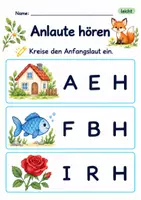 Vorschau - Arbeitsblätter - Anlaute hören Klasse 1 – Lesegarten | Deutsch Klasse 1 | 10 Arbeitsblätter als PDF - Seite 3