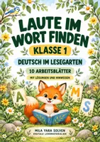Vorschau - Arbeitsblätter - Laute im Wort finden Klasse 1 – Lesegarten | Deutsch Klasse 1 | 10 Arbeitsblätter als PDF - Deckblatt