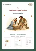 Vorschau - Unterrichtsreihen - Advent & Weihnachten – Materialpaket Religion Klasse 1/2 | Bildstationen und Weihnachtsgeschichte - Seite 1