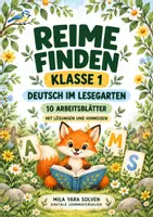 Vorschau - Arbeitsblätter - Reime finden Klasse 1 – Lesegarten | Deutsch Klasse 1 | 10 Arbeitsblätter als PDF - Deckblatt