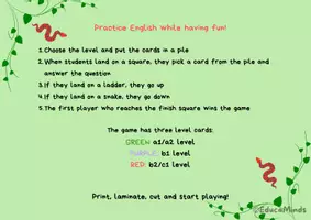 Vista previa - Juegos / Gamificación - Snakes & ladders - Practica inglés jugando - página 2
