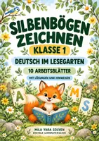 Vorschau - Arbeitsblätter - Silbenbögen zeichnen Klasse 1 – Lesegarten | Deutsch Klasse 1 | 10 Arbeitsblätter als PDF - Deckblatt