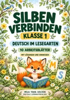 Vorschau - Arbeitsblätter - Silben verbinden Klasse 1 – Lesegarten | Deutsch Klasse 1 | 10 Arbeitsblätter als PDF - Deckblatt
