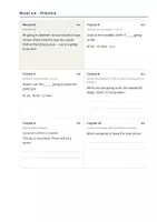 Vista previa - Tarjetas / Manipulativos - Be going to – Tarjetas de inglés 2º ESO - página 2