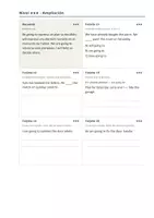 Vista previa - Tarjetas / Manipulativos - Be going to – Tarjetas de inglés 2º ESO - página 3