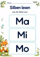 Vorschau - Arbeitsblätter - Silben lesen Klasse 1 – Lesegarten | Deutsch Klasse 1 | 10 Arbeitsblätter als PDF - Seite 1