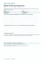 Vorschau - Unterrichtsreihen - Rabatt-Tricks durchschauen | Prozentrechnung Klasse 7/8 | Gratis-Mini-Bundle 01
Mit Differenzierung, Lösungen und Lehrerhinweisen - Seite 1