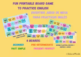Vista previa - Juegos / Gamificación - Juego para practicar inglés: speaking, reading and grammar - Portada