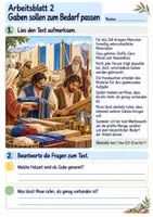 Vorschau - Arbeitsblätter - Bezalel baut das heilige Zelt | Religion Klasse 4 Arbeitsblätter | Evangelische Religionslehre | 10 Arbeitsblätter als PDF - Seite 2