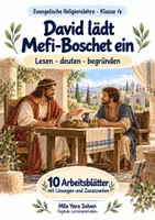 Vorschau - Arbeitsblätter - David lädt Mefi-Boschet ein | Religion Klasse 4 Arbeitsblätter | Evangelische Religionslehre | 10 Arbeitsblätter als PDF - Deckblatt