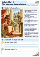 Vorschau - Arbeitsblätter - David lädt Mefi-Boschet ein | Religion Klasse 4 Arbeitsblätter | Evangelische Religionslehre | 10 Arbeitsblätter als PDF - Seite 2