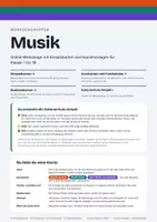 Vorschau - Stundenentwürfe - Werkzeugkoffer Musik (Kl 1-10) - Deckblatt