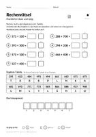 Vorschau - Arbeitsblätter - Rechenrätsel Zahlenraum 1000 Klasse 3 - Seite 2