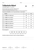 Vorschau - Arbeitsblätter - Teilbarkeitsregeln-Rätsel mit Lösungswort Klasse 5–6 - Seite 2