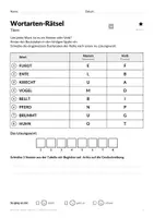 Vorschau - Arbeitsblätter - Wortarten-Rätsel Nomen Verben Adjektive Kl. 2–3 - Seite 2