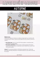 Aperçu - Jeux - Jeux de maths d’automne - 10 jeux de calcul avec un dé - Page 2