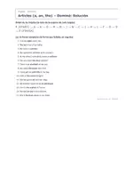 Vista previa - Juegos / Gamificación - Articles (a, an, the) – Dominó de inglés 1º ESO - página 3