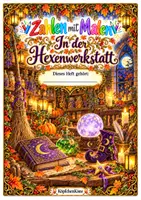Vorschau - Arbeitsblätter - Zahlen mit Malen Halloween In der Hexenwerkstatt – Rechenbilder & Rechengeschichten Zahlenraum bis 100 - Seite 1