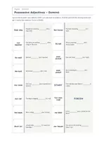 Vista previa - Juegos / Gamificación - Possessive Adjectives – Dominó de inglés 1º ESO - página 2