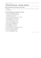 Vista previa - Juegos / Gamificación - Present Continuous – Dominó de inglés 1º ESO - página 3