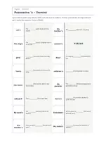 Vista previa - Juegos / Gamificación - Dominós de gramática (2 de 3) – Paquete de inglés 1º ESO - página 2
