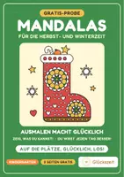 Vorschau - Mal- und Bastelvorlagen - Gratis: Mandalas Kita Herbst & Winter - Deckblatt