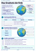Vorschau - Stundenentwürfe - Geografische Koordinaten verstehen – Gradnetz, Äquator, Nullmeridian, Breiten- & Längengrade | Geografie 5/6 - Deckblatt