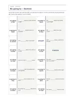 Vista previa - Juegos / Gamificación - Be going to – Dominó de inglés 2º ESO - página 2