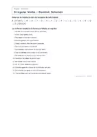 Vista previa - Juegos / Gamificación - Irregular Verbs – Dominó de inglés 2º ESO - página 3