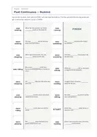 Vista previa - Juegos / Gamificación - Past Continuous – Dominó de inglés 2º ESO - página 2