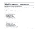 Vista previa - Juegos / Gamificación - Prepositions of Movement – Dominó de inglés 2º ESO - página 3