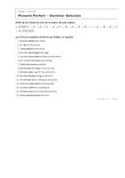 Vista previa - Juegos / Gamificación - Present Perfect – Dominó de inglés 2º ESO - página 3