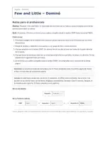 Vista previa - Juegos / Gamificación - Few and Little – Dominó de inglés 2º ESO - página 1