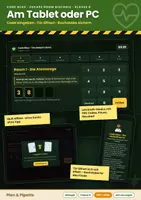 Vorschau - Arbeitsblätter - Code Blau – Die Notaufnahme: Escape Room Biologie Klasse 8 - Rätselkarten + digitale Code-Eingabe | Atmung, Lunge, Herz, Blutkreislauf - Seite 3