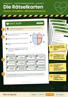 Vorschau - Arbeitsblätter - Code Blau – Die Notaufnahme: Escape Room Biologie Klasse 8 - Rätselkarten + digitale Code-Eingabe | Atmung, Lunge, Herz, Blutkreislauf - Seite 2