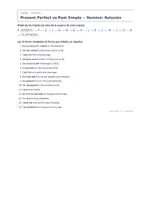 Vista previa - Juegos / Gamificación - Present Perfect vs Past Simple – Dominó de inglés 3º ESO - página 3