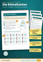 Vorschau - Arbeitsblätter - Die Feuerprobe: Escape Room Verbrennung Chemie Klasse 7/8 - Rätselkarten + digitale Code-Eingabe | Chemische Reaktion, Branddreieck, Löschmittel, Wortgleichungen - Seite 2
