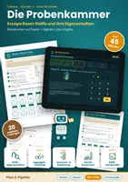 Vorschau - Arbeitsblätter - Die Probenkammer: Escape Room Stoffe und ihre Eigenschaften Chemie Klasse 7 - Rätselkarten + digitale Code-Eingabe | Aggregatzustände, Schmelz- und Siedetemperatur, Dichte, Stoffsteckbriefe - Deckblatt