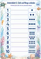 Vorschau - Arbeitsblätter - Mathe-Grundlagen Klasse 1 | Materialpaket | 20 PDFs mit 100 Arbeitsblättern - Seite 3