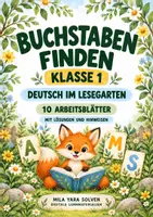 Vorschau - Arbeitsblätter - Buchstaben finden Klasse 1 – Tierfreunde | Deutsch Klasse 1 | 10 Arbeitsblätter als PDF - Deckblatt