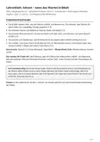 Vorschau - Stundenentwürfe - Ethik Klasse 1/2: 4 Stunden für Advent und Weihnachten · Warten, Schenken, Licht – Materialpaket mit 4 Doppelstunden - Seite 3