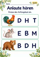 Vorschau - Arbeitsblätter - Anlaute hören Klasse 1 – Tierfreunde | Deutsch Klasse 1 | 10 Arbeitsblätter als PDF - Seite 2